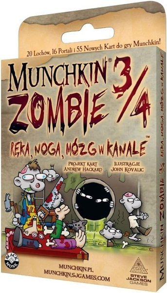 Munchkin Zombie 3/4 - Reka, noga, mózg w kanale