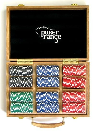 Żetony pokerowe Premium Drewno 300 szt. 14g