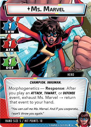 Marvel Champions: Ms. Marvel Hero Pack