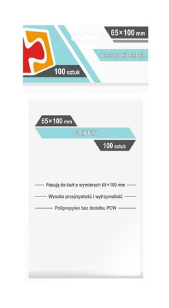 Koszulki na karty Rebel (65x100 mm) "Griffin", 100 sztuk