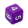 Komplet kości REBEL RPG - Matowe - Fioletowe