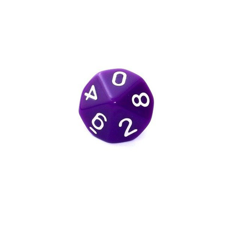 Komplet kości REBEL RPG - Matowe - Fioletowe