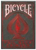 Karty Metalluxe czerwone BICYCLE