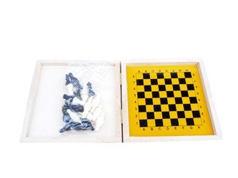Szachy Magnetyczne Mini w drewnianej kasecie (140MD)