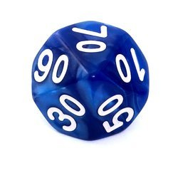 Kośći REBEL perłowa 10 ścian (setka) - Cyfry