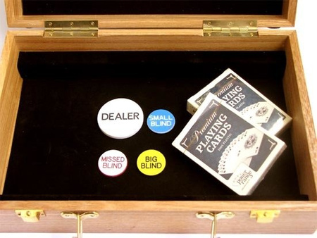 Żetony pokerowe Premium Drewno 300 szt. 14g