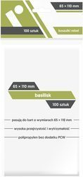 Koszulki na karty Rebel (65x110 mm) \"Basilisk\", 100 sztuk