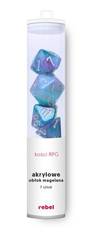 Komplet kości REBEL RPG - Akrylowe - Obłok Magellana