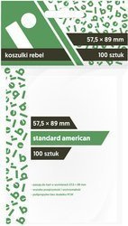 Koszulki na karty Rebel: Standard American (57,5x89 mm)