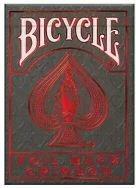 Karty Metalluxe czerwone BICYCLE